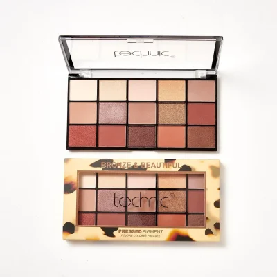 پالت سایه 15 رنگ تکنیک مدل پلنگی