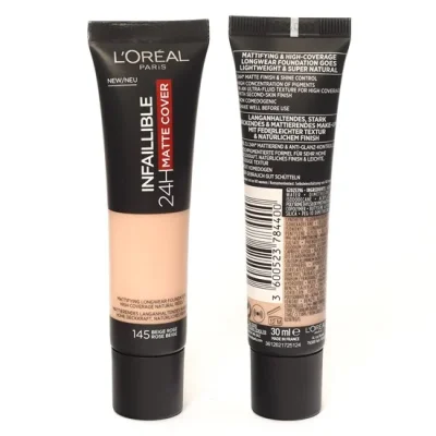 کرم پودر لورال تیوپی مدل Loreal Infallible 24H matte cover